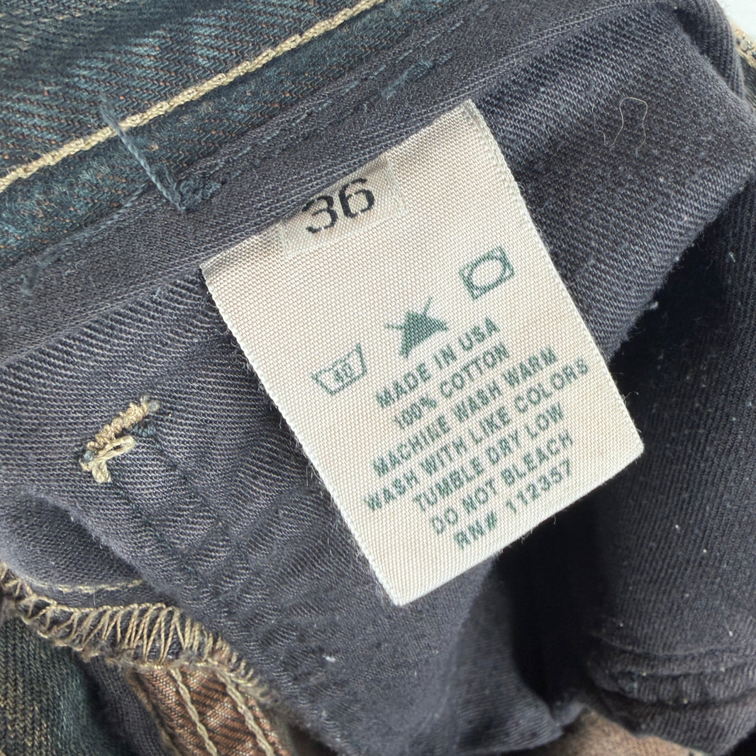 Rick Owens Brown Slab Denim Jeans
