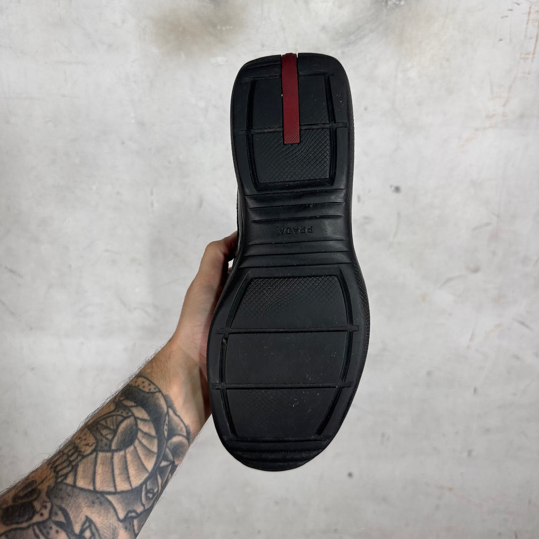 Prada Black Patent America Cups
