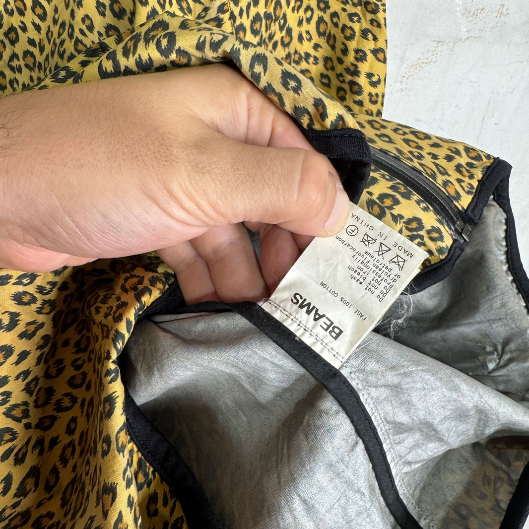 Beams Leopard Shell Jacket