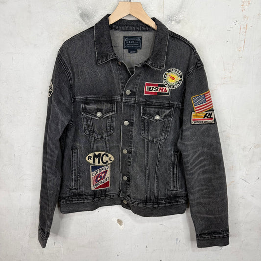 Ralph Lauren Racing Patch Denim Jacket