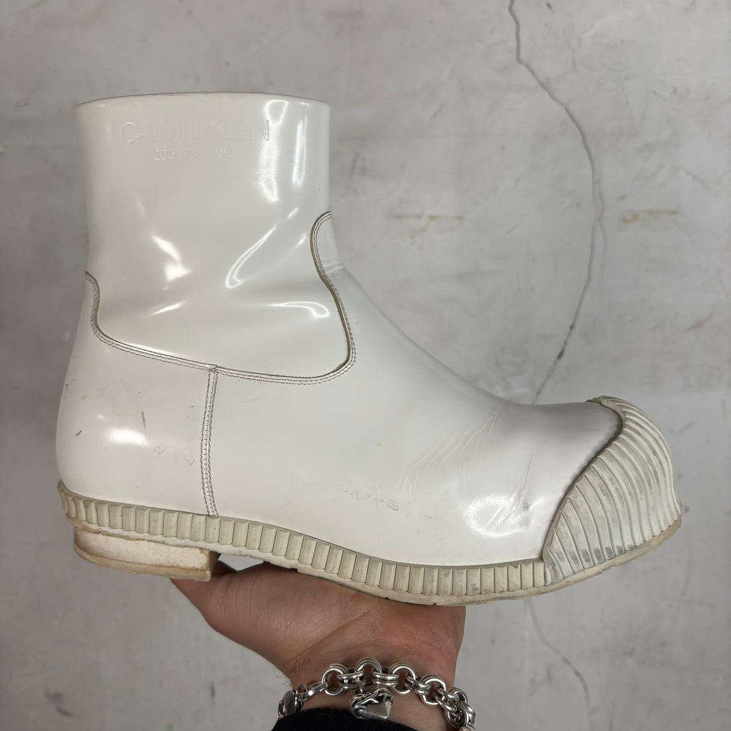 Calvin Klein 205W39NYC White Spazzalato Boots