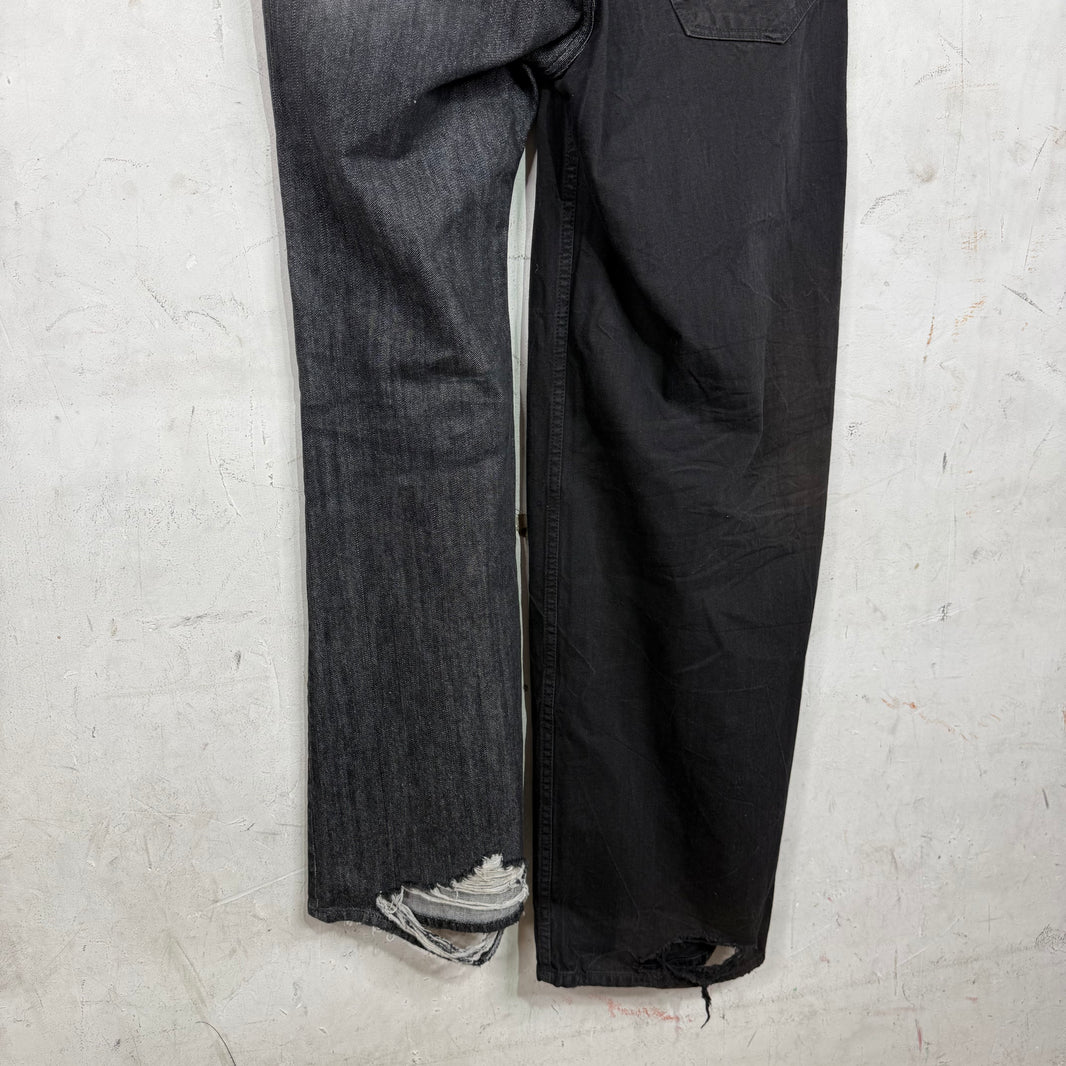 Balenciaga Hybrid Split Drawstring Jeans