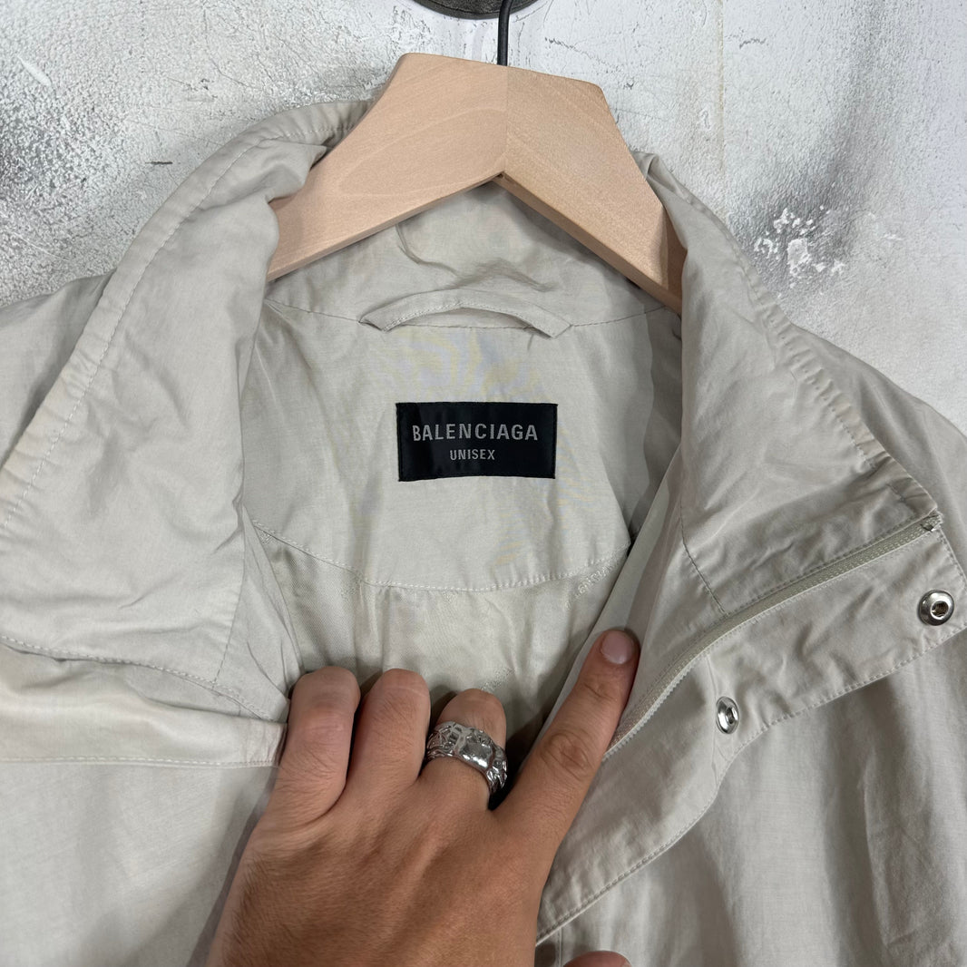 Balenciaga Beige Windbreaker Jacket