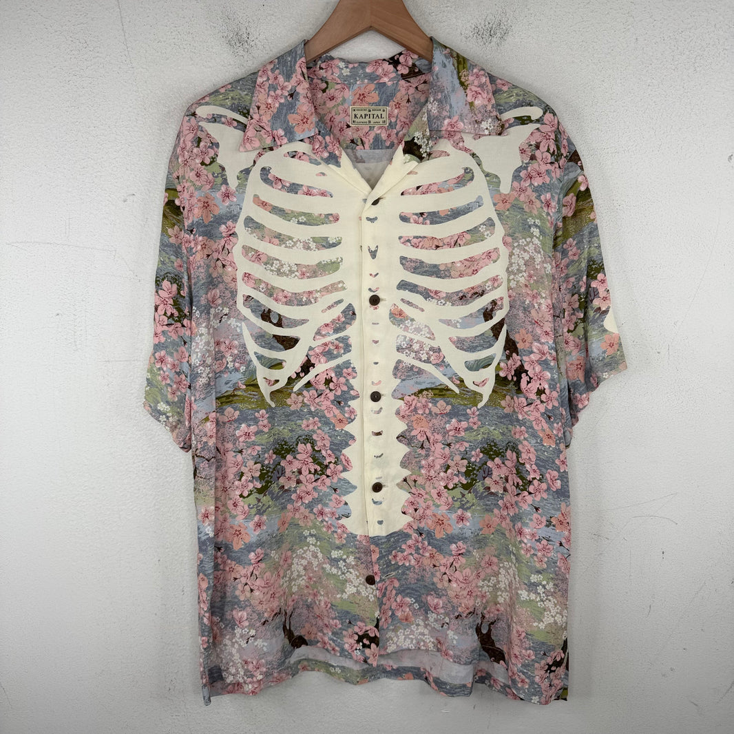 Kapital Floral Bone S/S Shirt