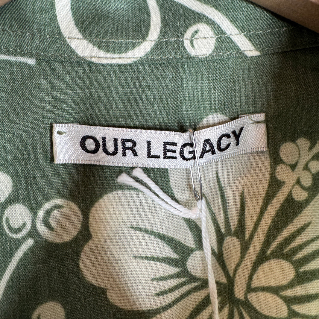 Our Legacy Green Floral Shirt