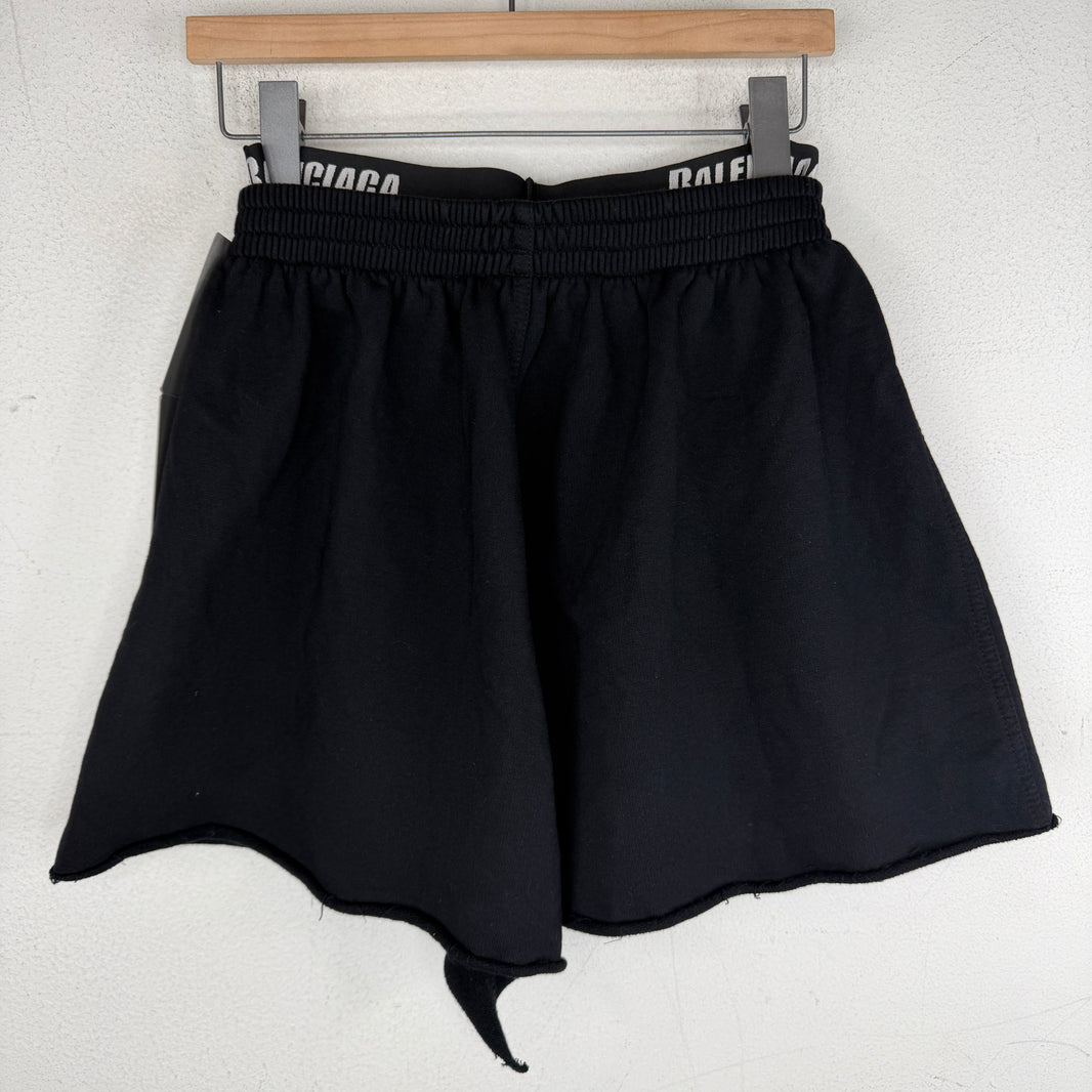 Balenciaga Sample Boxer Waistband Sweat Skirt