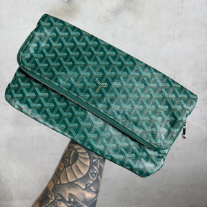 Goyard Green Sainte Marie Foldable Pouch
