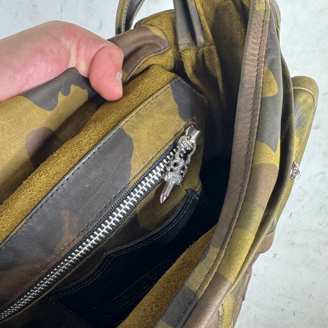 Chrome Hearts Camouflage Leather Gunslinger Messenger