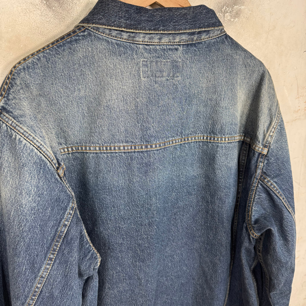 Stussy Medium Wash Denim Trucker Jacket