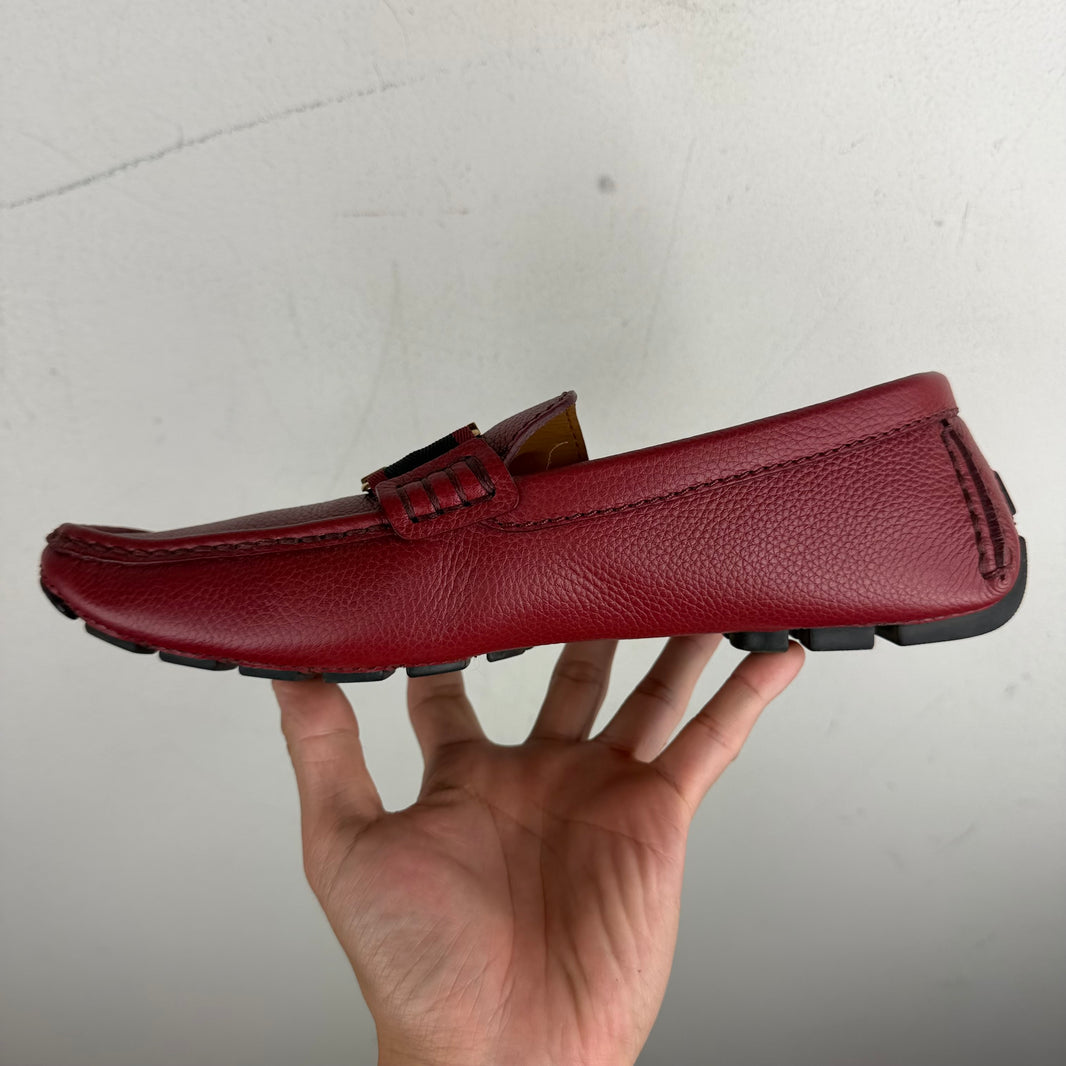 Louis Vuitton Red Driving Shoes