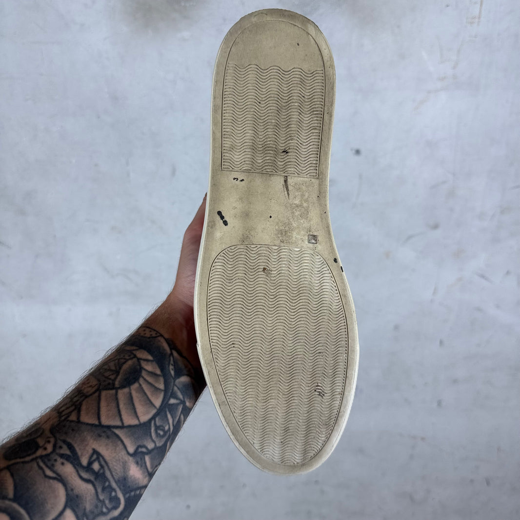 Raf Simons Red Leather Vandal Sneakers