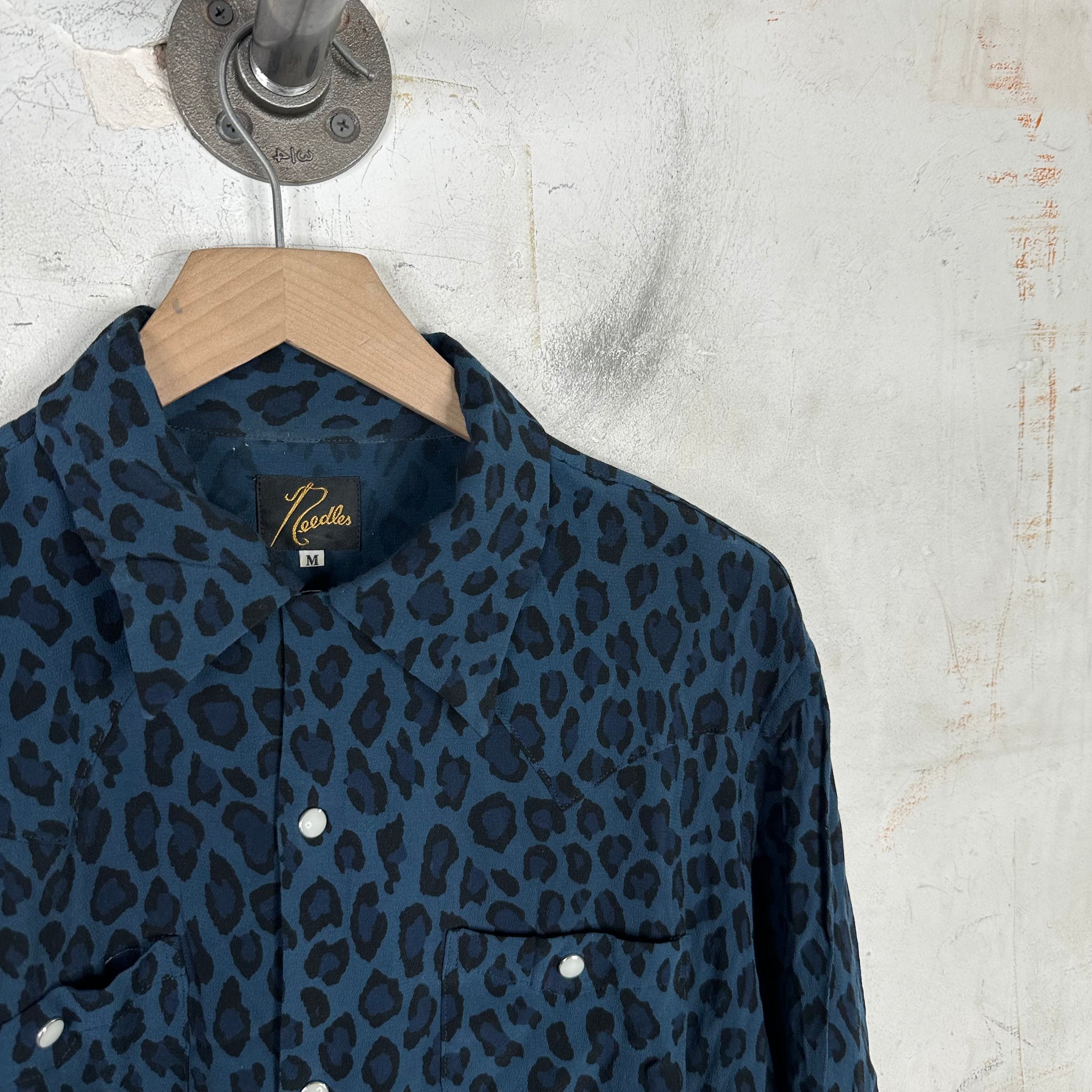 Needles Leopard Print Rayon Shirt