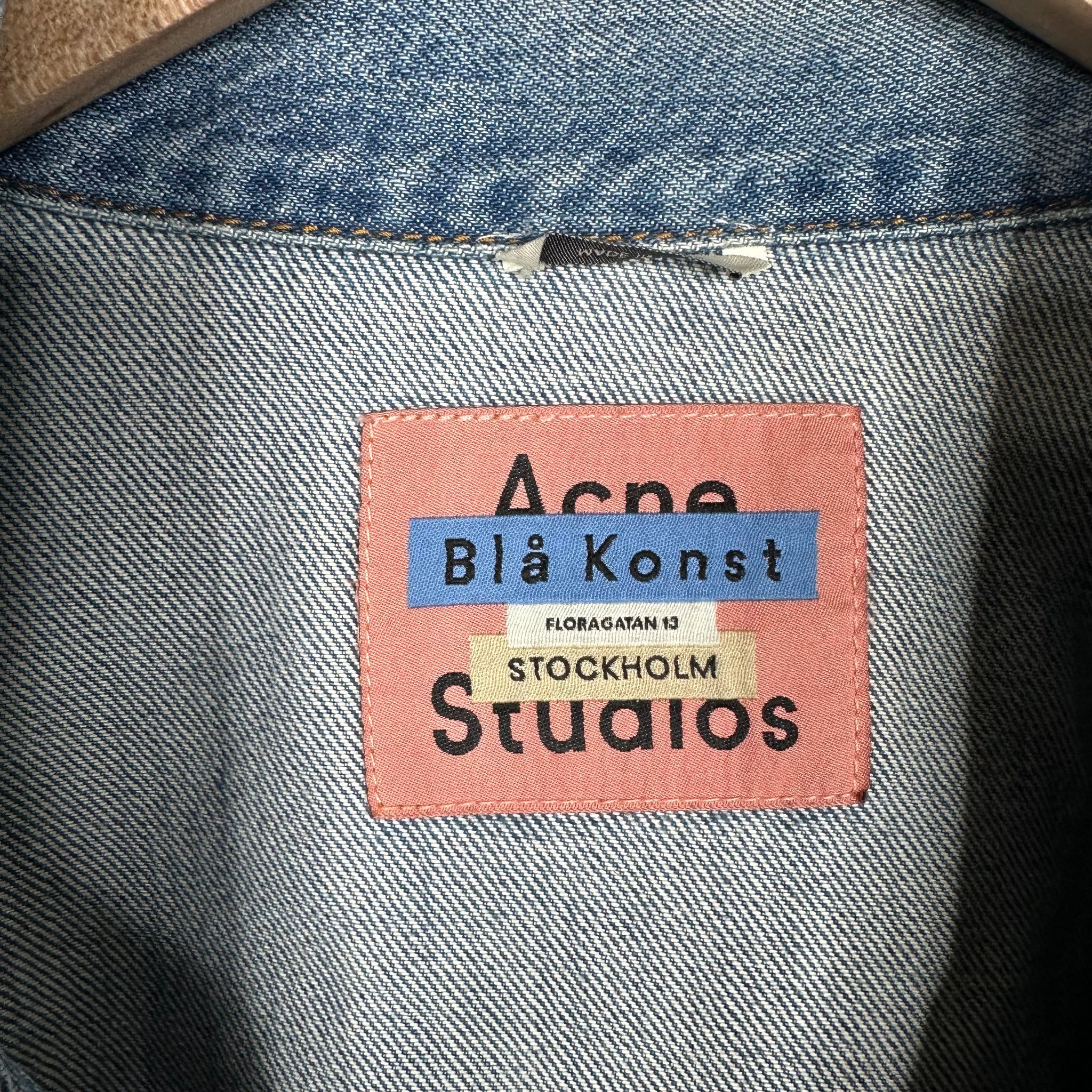 Acne Studios Threaded Oversized Denim Jacket