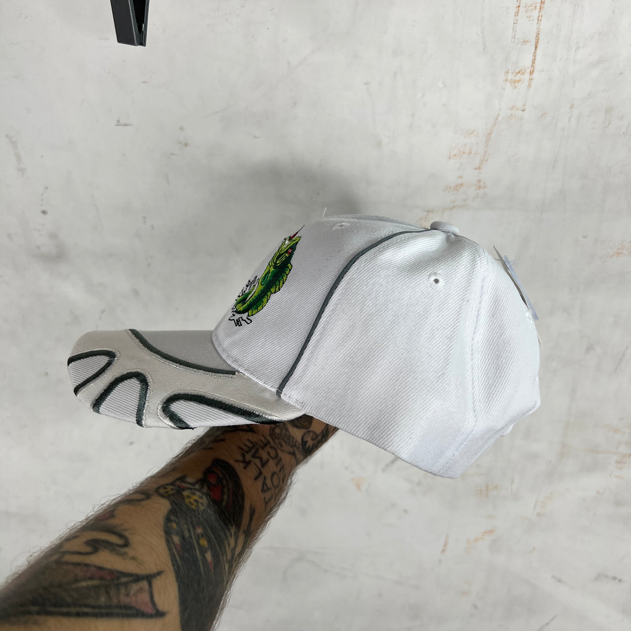 Luke’s Bass Gas Station Hat White