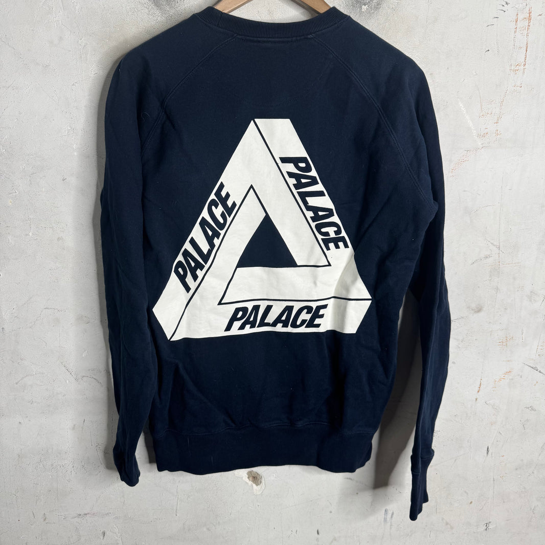 Palace Navy Tri Ferg Crewneck