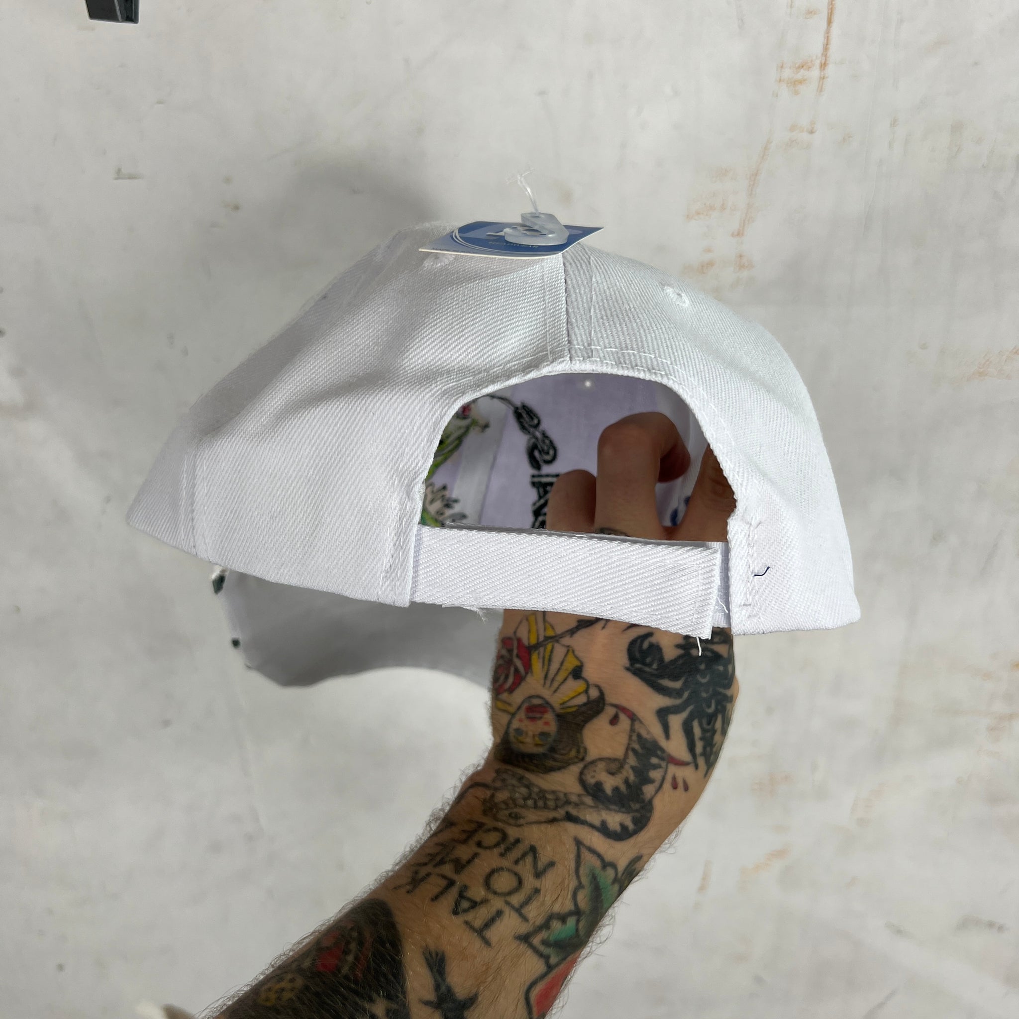 Luke’s Bass Gas Station Hat White