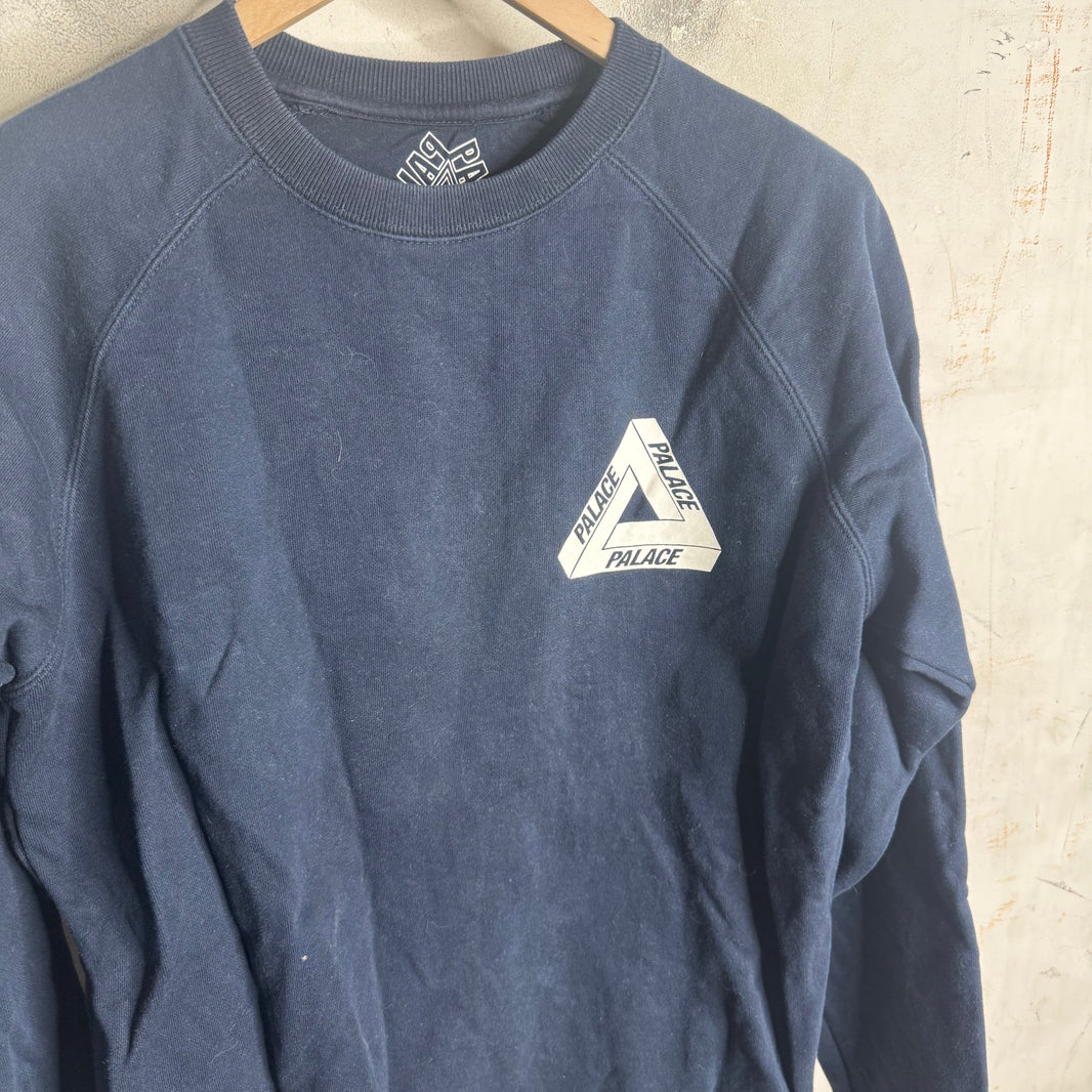 Palace Navy Tri Ferg Crewneck