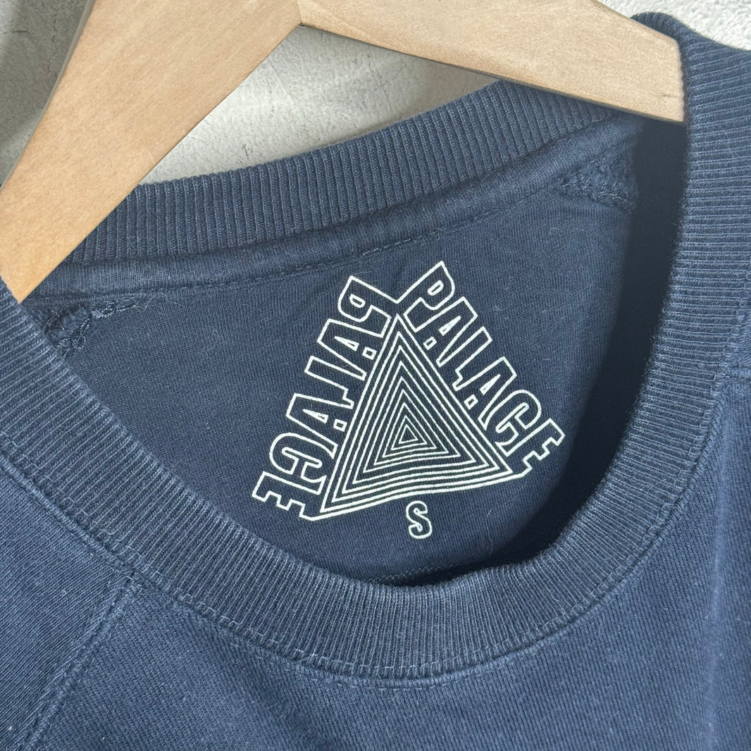 Palace Navy Tri Ferg Crewneck