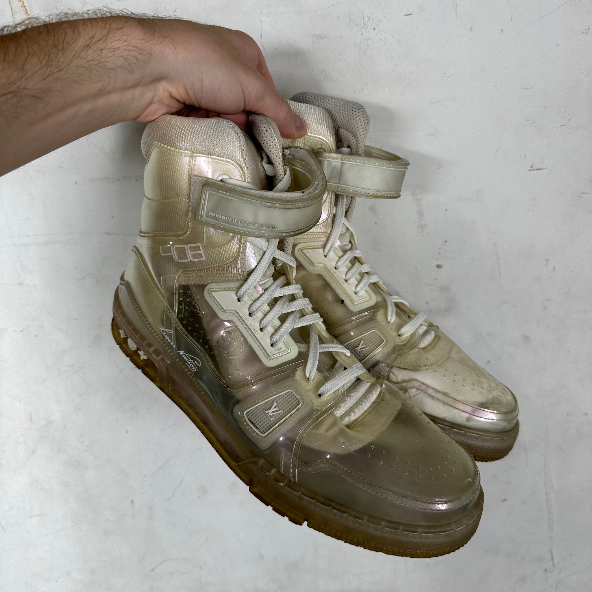 Louis Vuitton Drops Transparent LV 408 Sneaker Boot