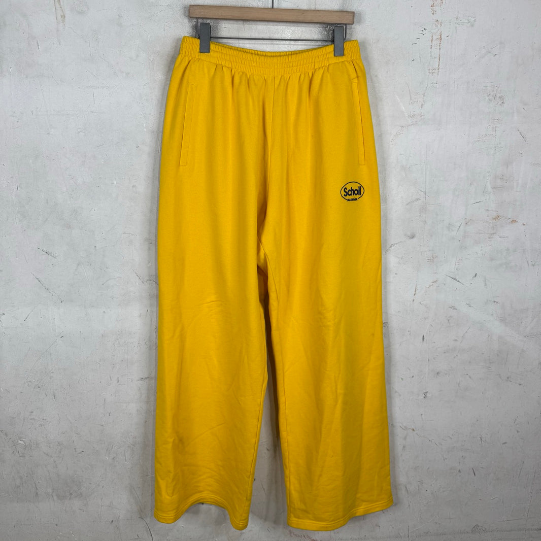 Balenciaga Yellow Dr Scholl Baggy Sweatpants