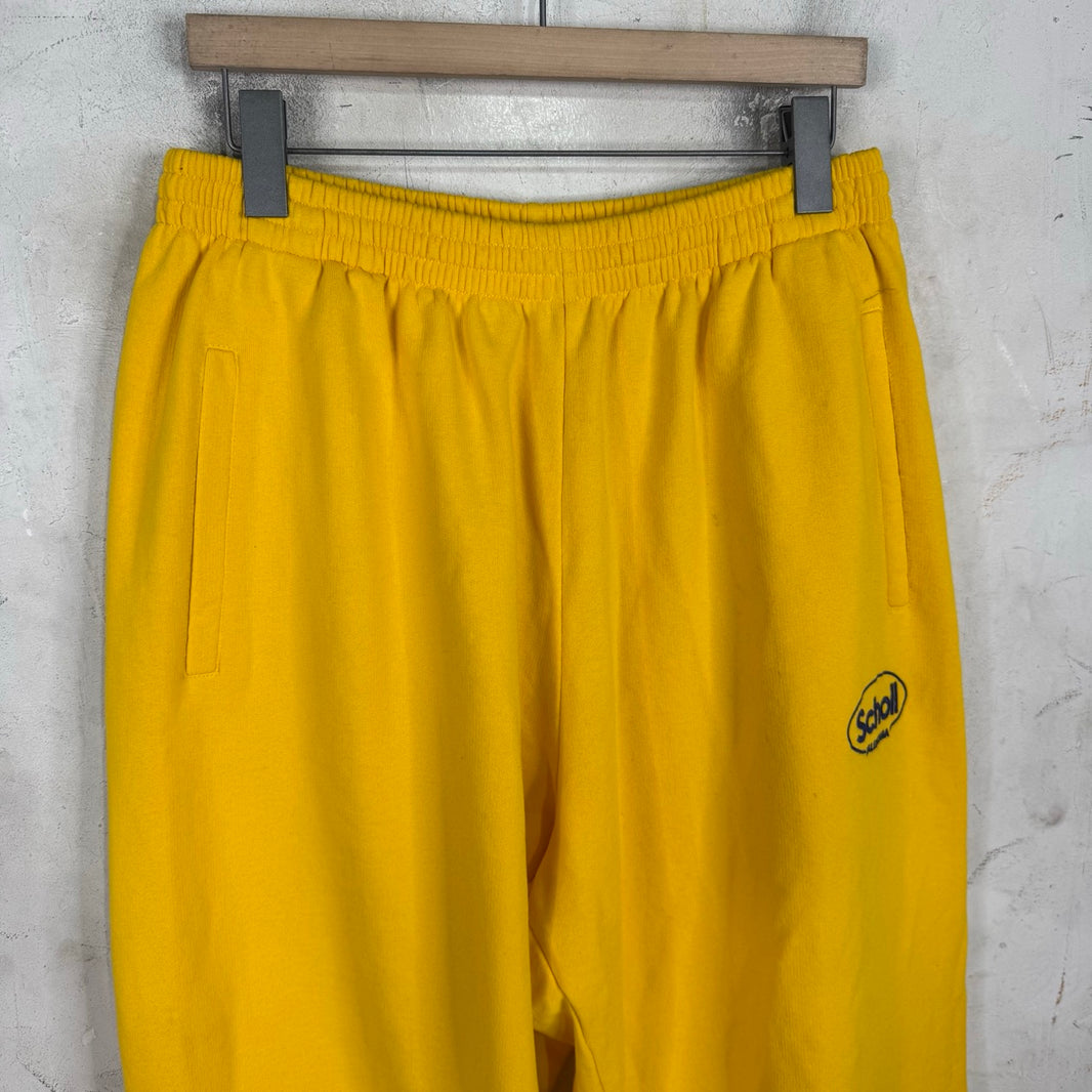 Balenciaga Yellow Dr Scholl Baggy Sweatpants
