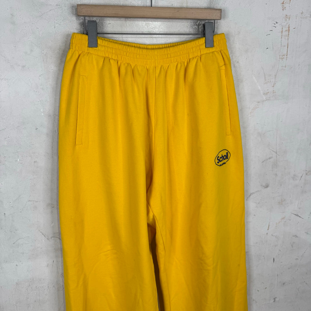 Balenciaga Yellow Dr Scholl Baggy Sweatpants