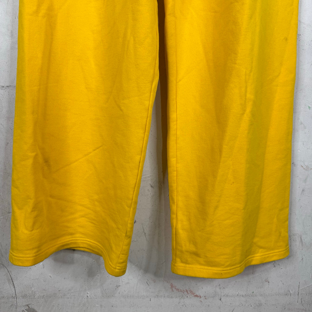 Balenciaga Yellow Dr Scholl Baggy Sweatpants