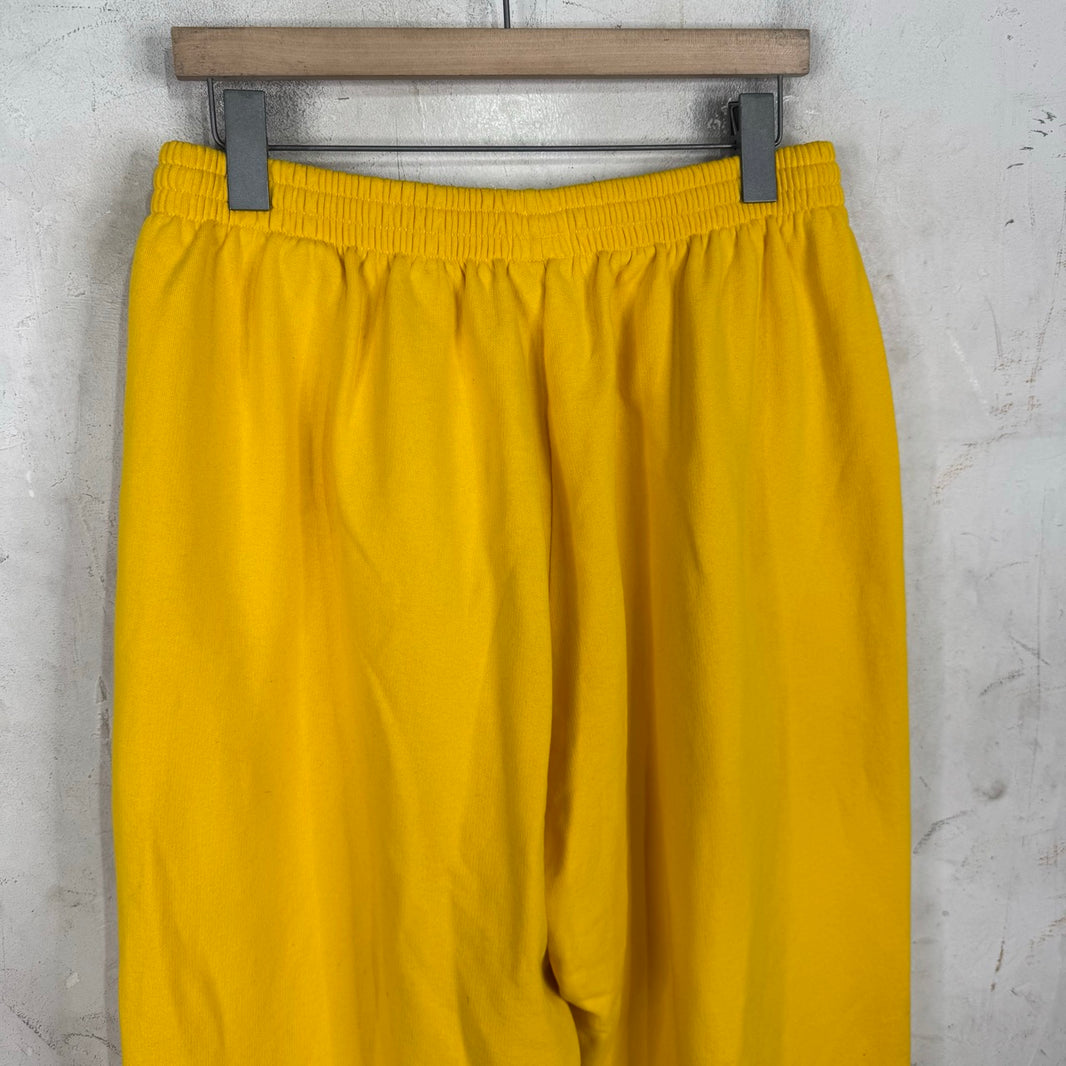 Balenciaga Yellow Dr Scholl Baggy Sweatpants