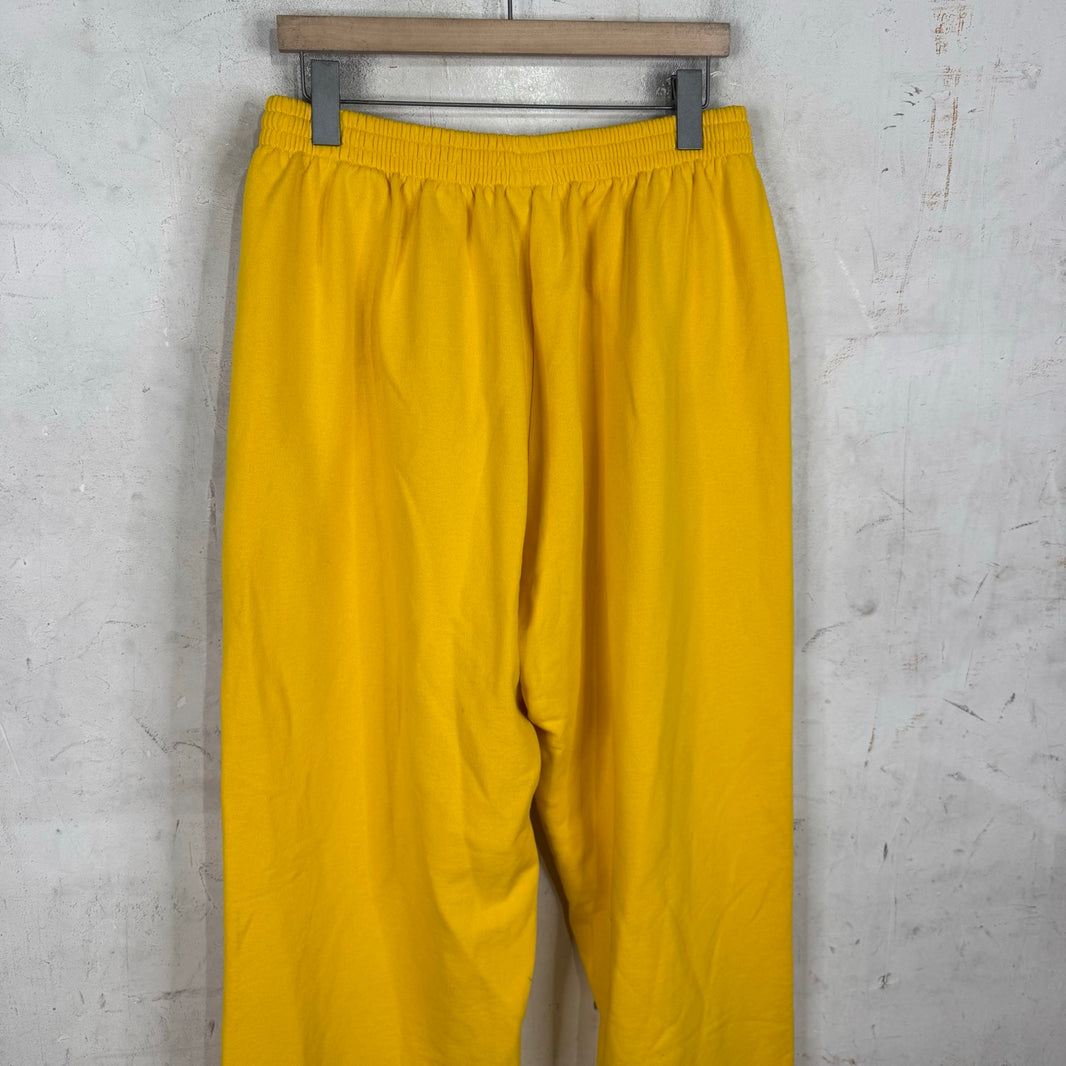 Balenciaga Yellow Dr Scholl Baggy Sweatpants