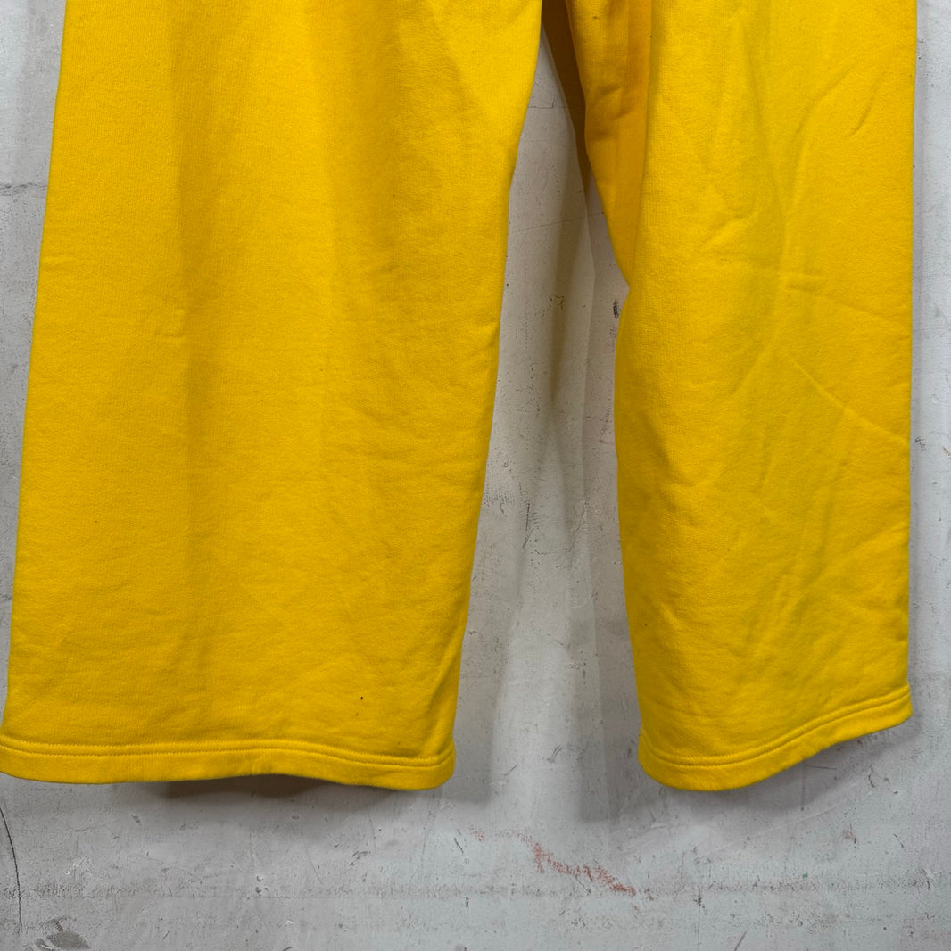 Balenciaga Yellow Dr Scholl Baggy Sweatpants