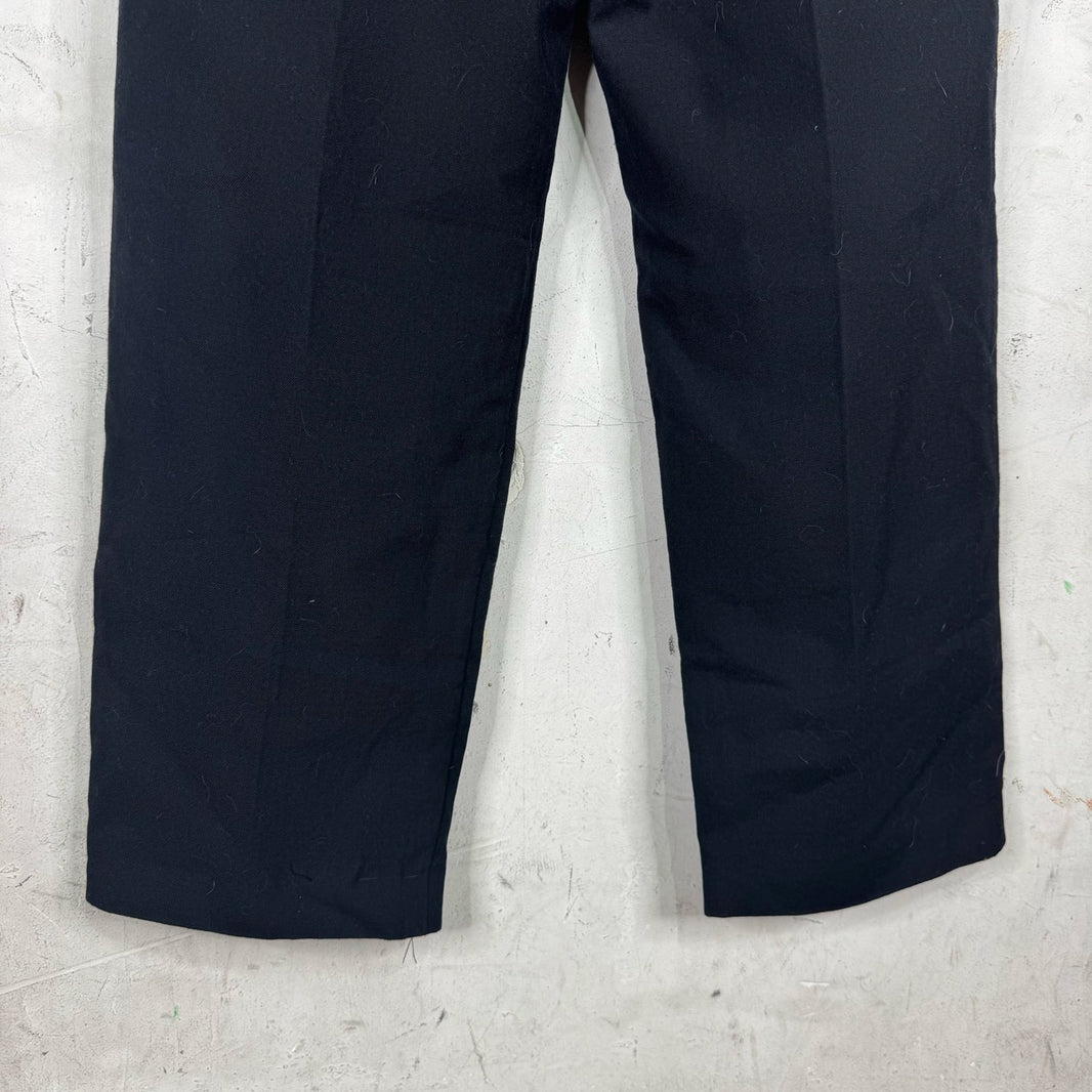 Dries Van Noten Wool Pleated Loose Trousers