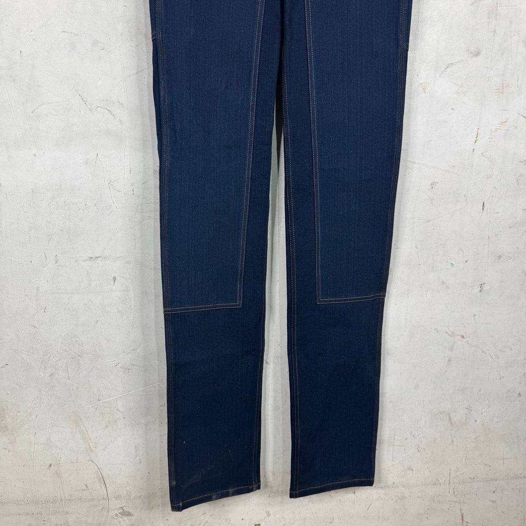 Balenciaga Long Stretch Denim Double Knees
