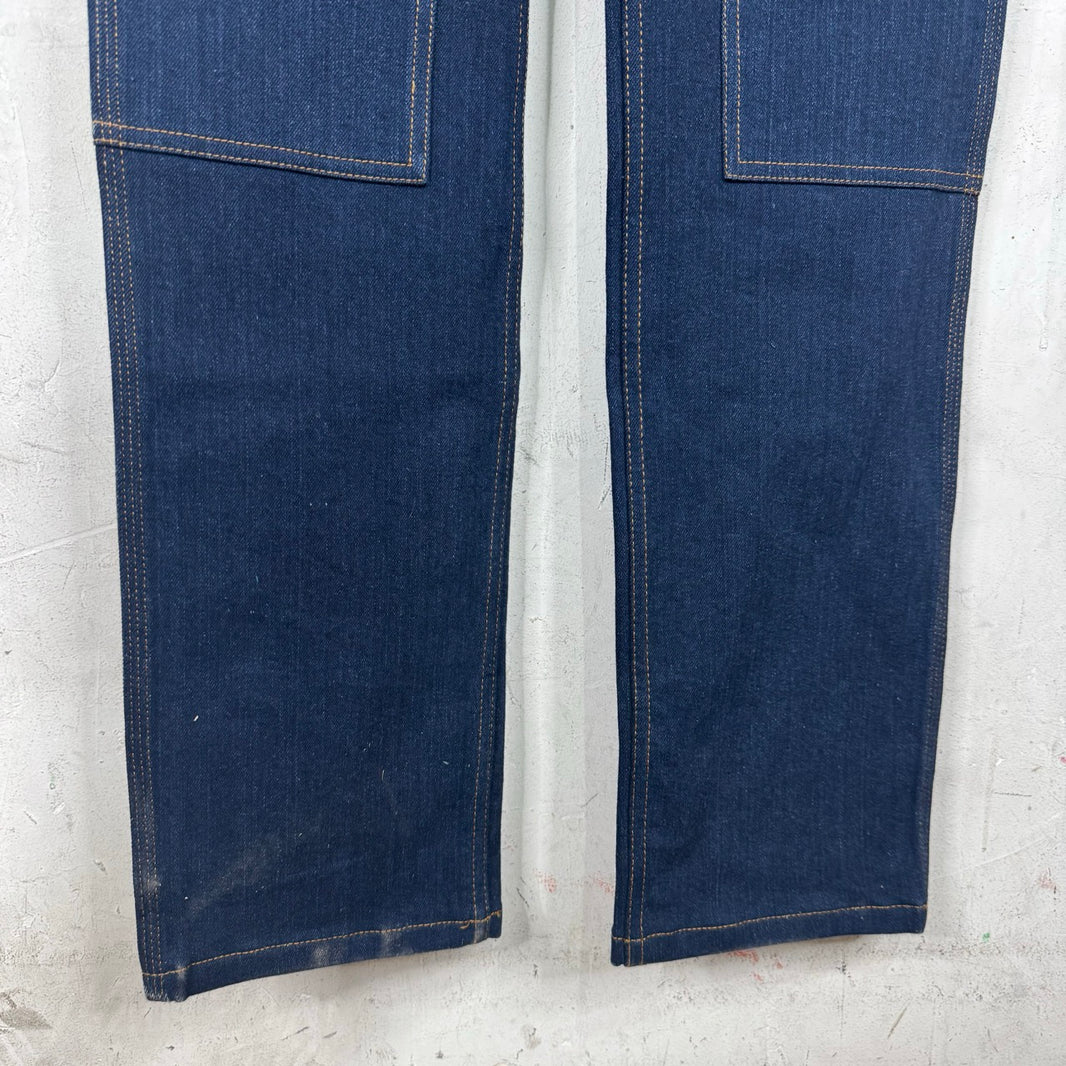 Balenciaga Long Stretch Denim Double Knees