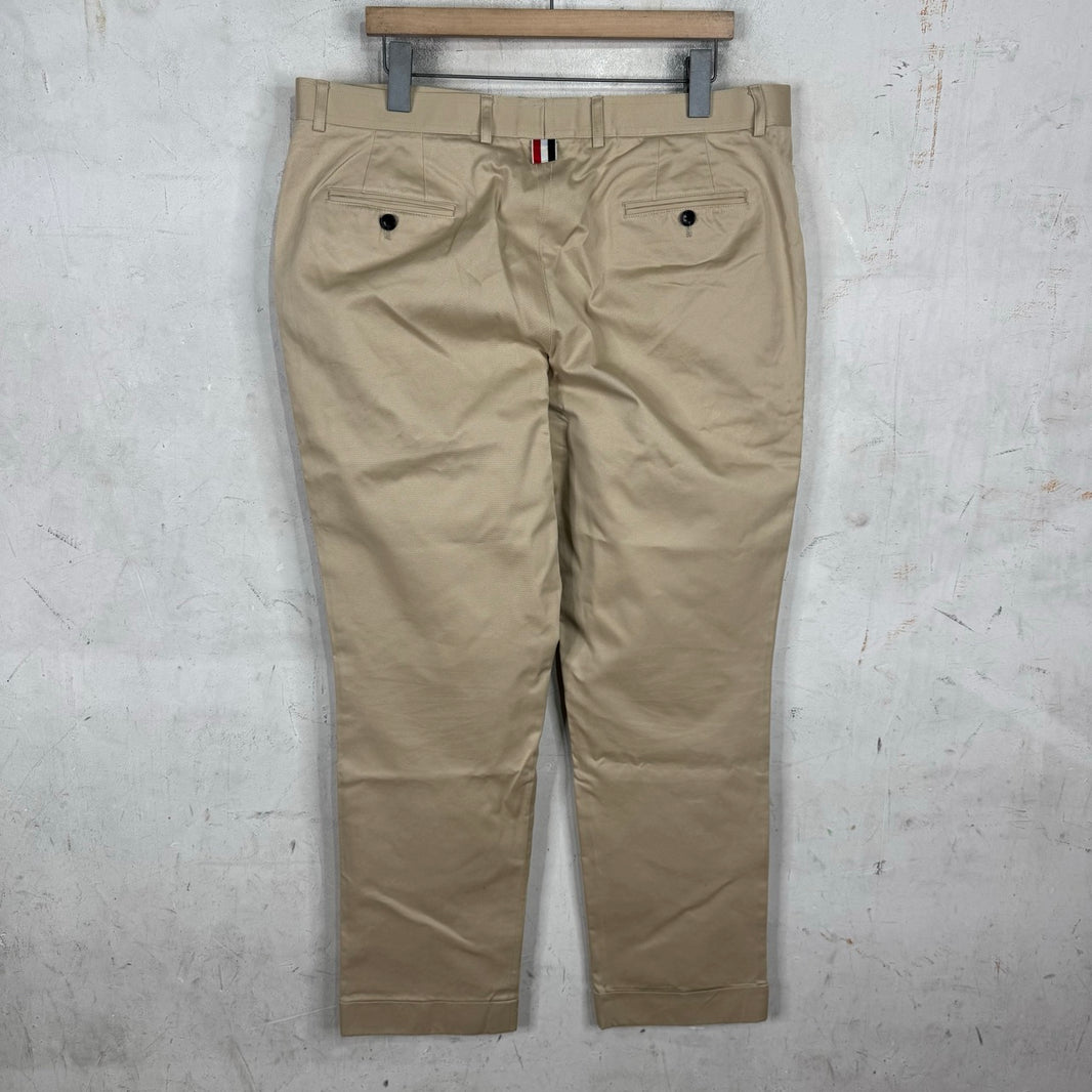 Thom Browne Beige Canvas Pants
