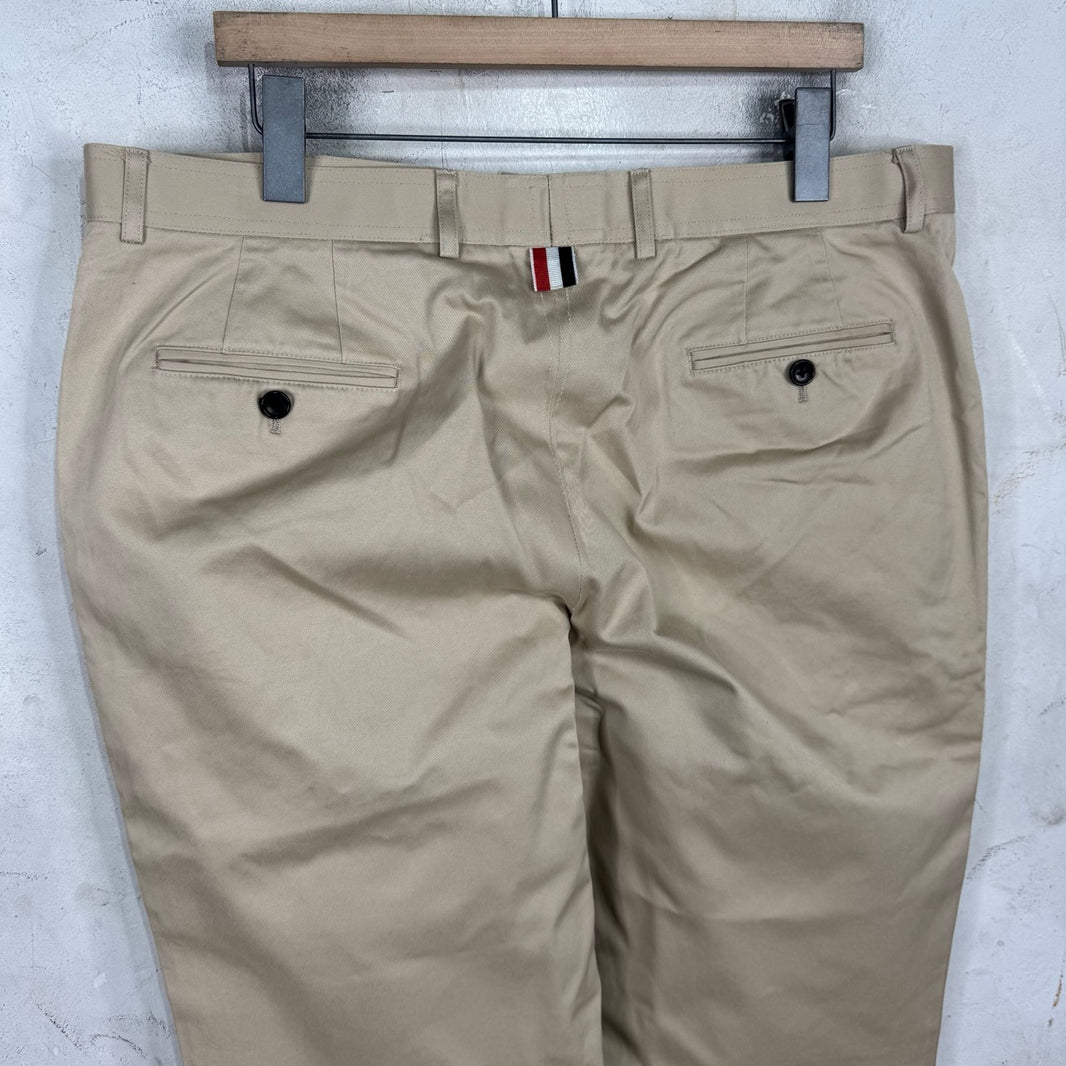 Thom Browne Beige Canvas Pants