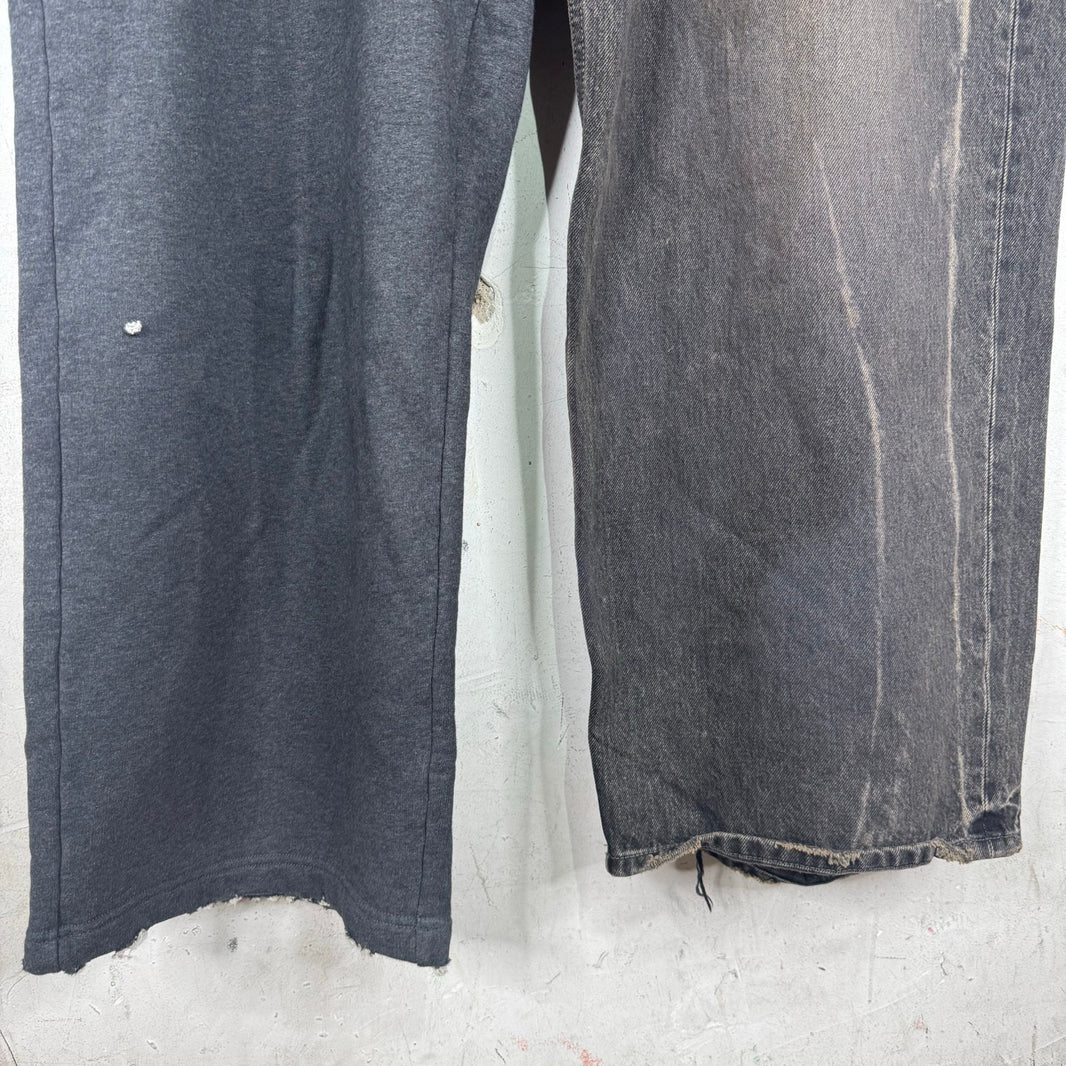 Balenciaga Hybrid Baggy Sweatpants Jeans