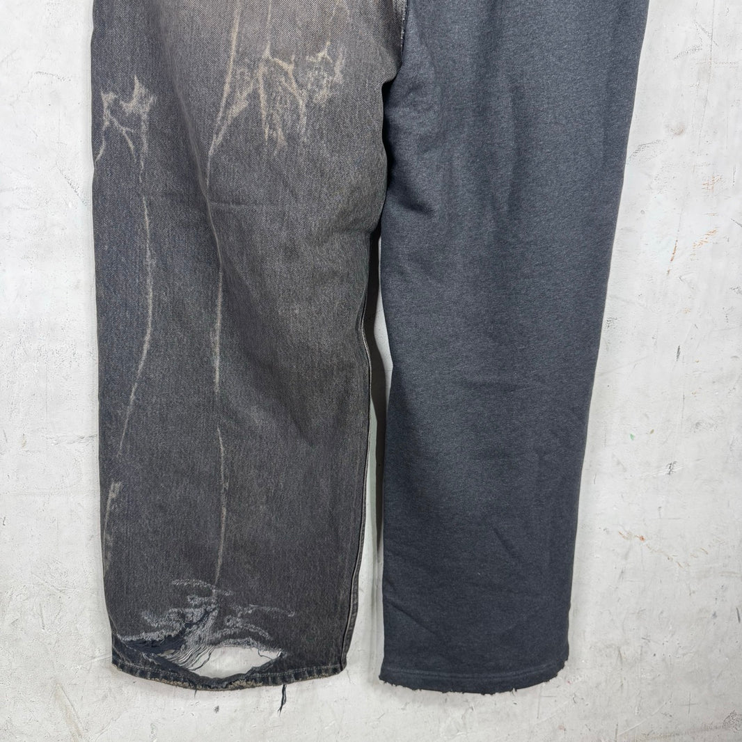 Balenciaga Hybrid Baggy Sweatpants Jeans