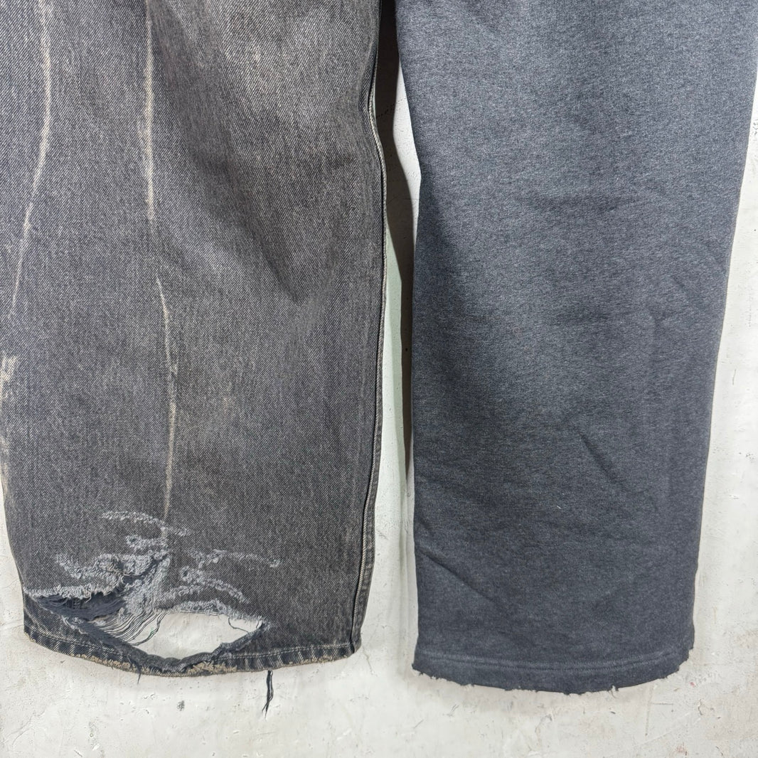 Balenciaga Hybrid Baggy Sweatpants Jeans