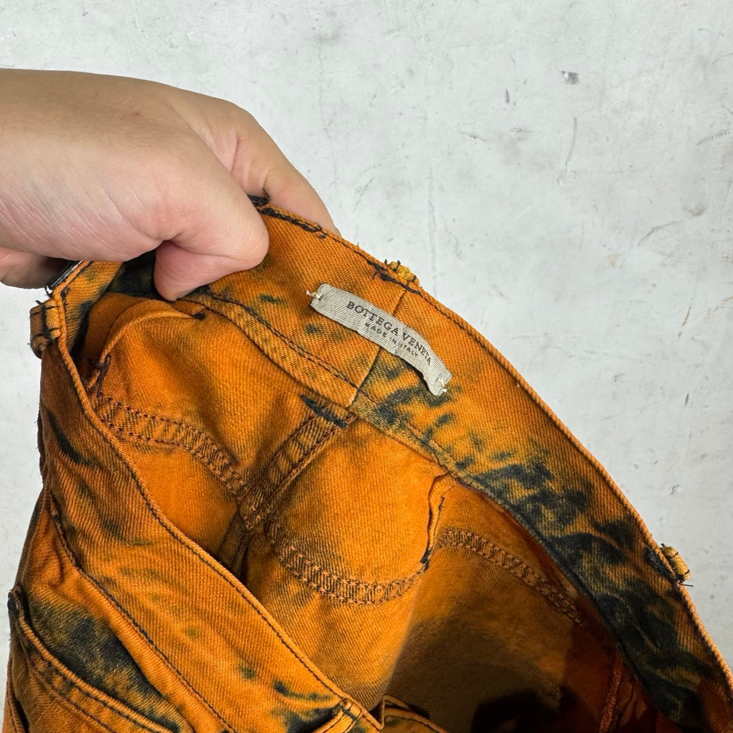 Bottega Veneta Older Orange Wash Jeans