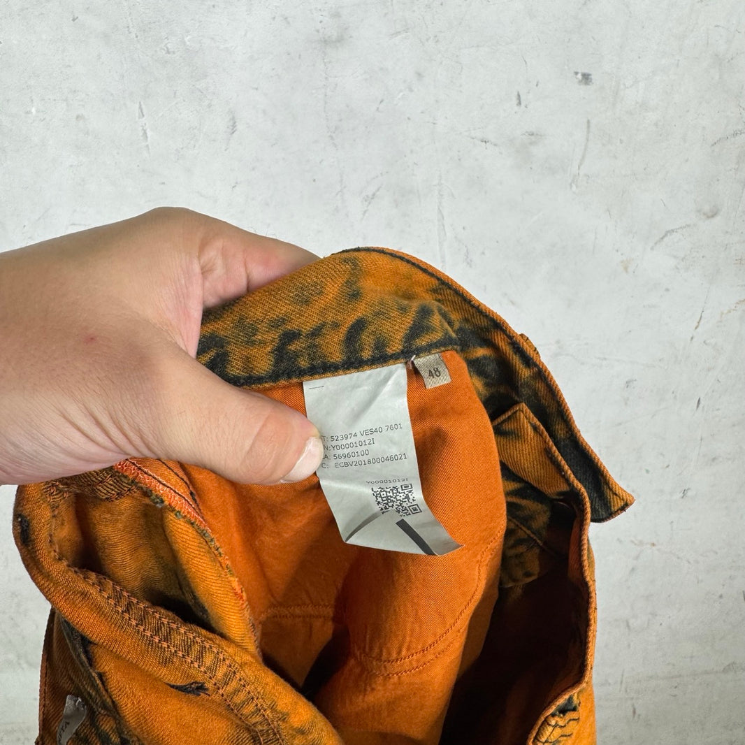Bottega Veneta Older Orange Wash Jeans