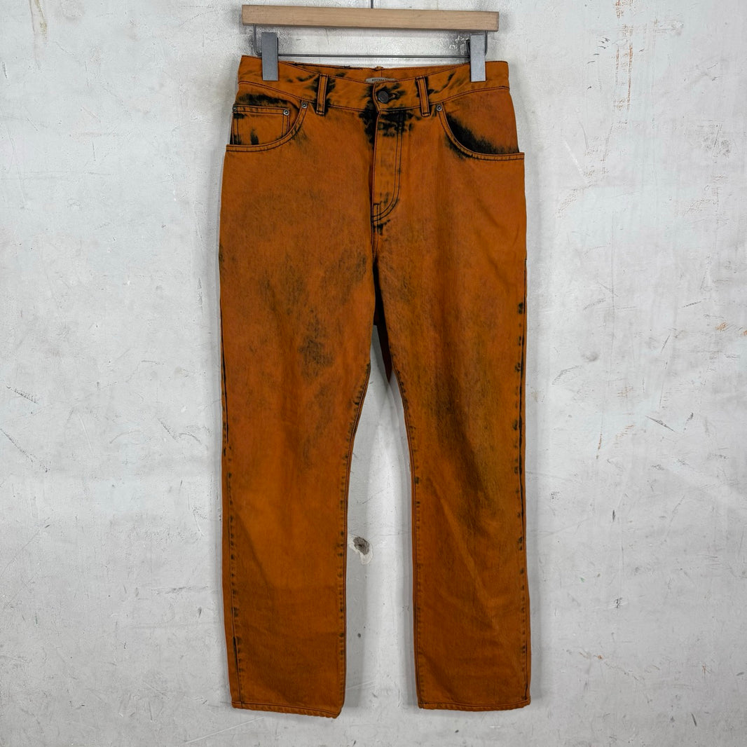 Bottega Veneta Older Orange Wash Jeans