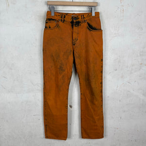 Bottega Veneta Older Orange Wash Jeans