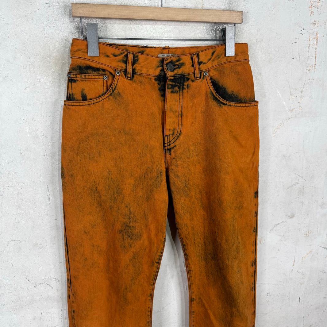 Bottega Veneta Older Orange Wash Jeans