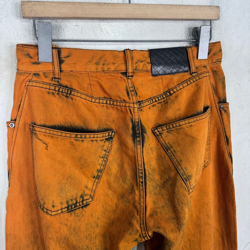 Bottega Veneta Older Orange Wash Jeans