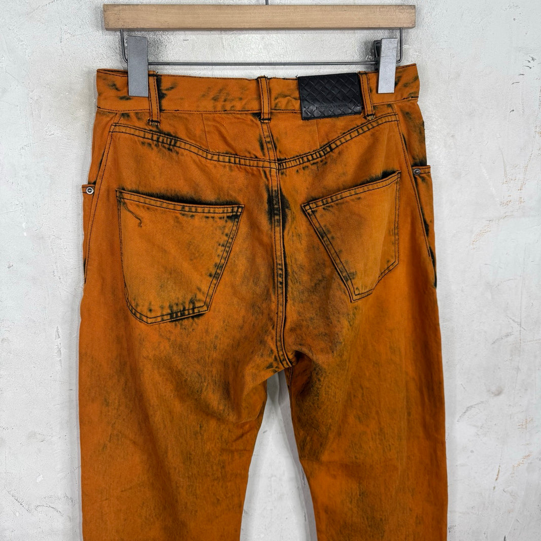 Bottega Veneta Older Orange Wash Jeans