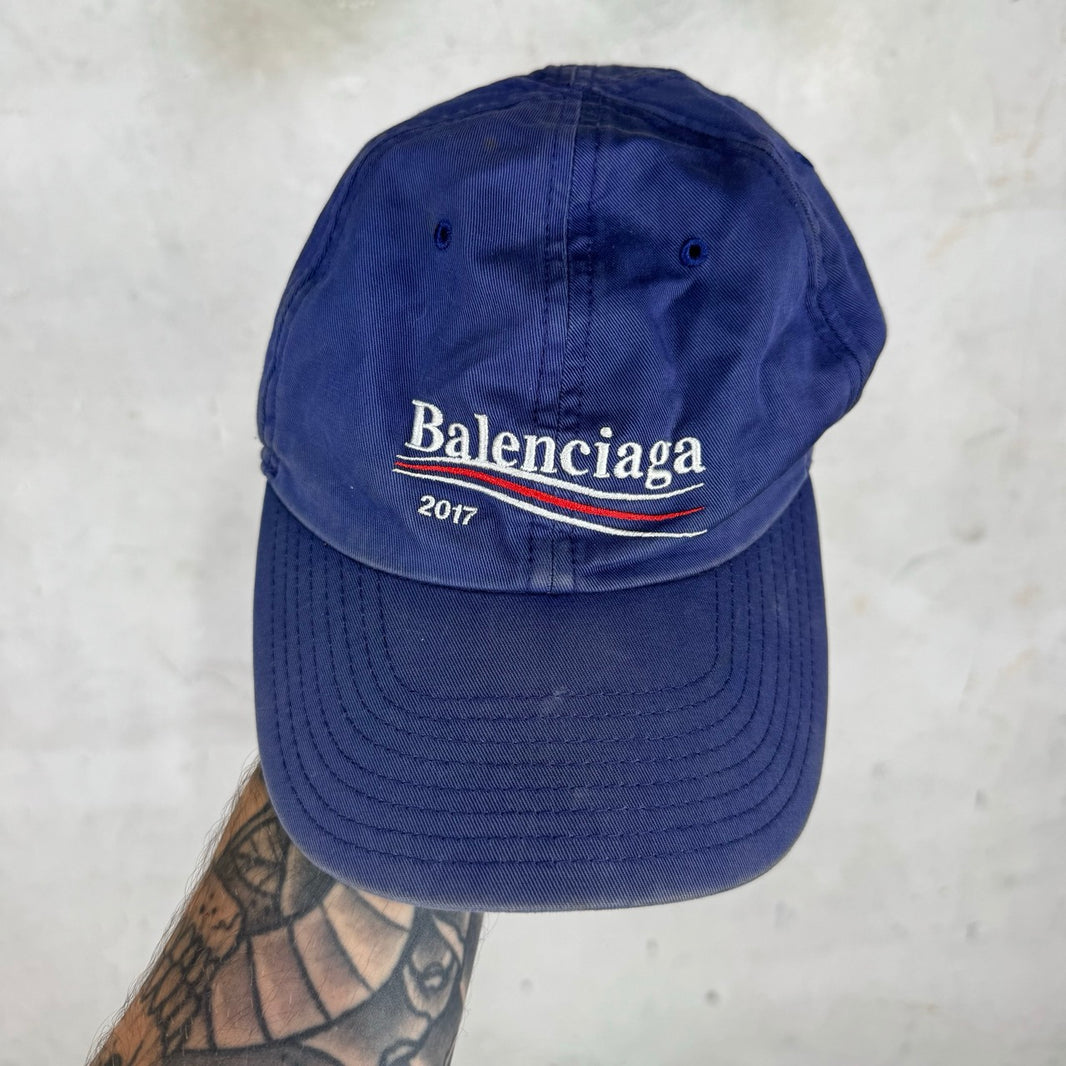 Balenciaga OG Navy Campaign Hat