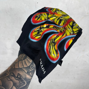 Prada Banana Flame Scarf