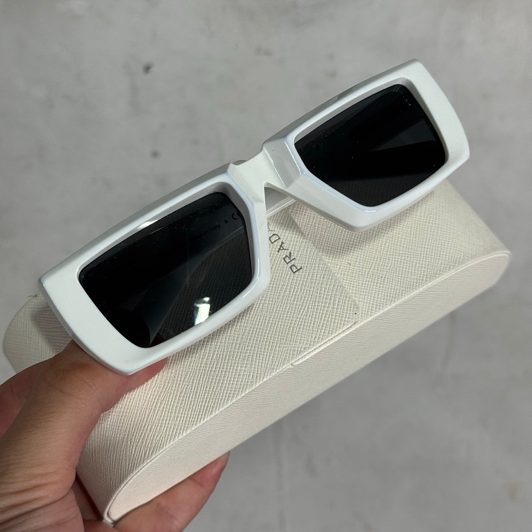 Prada White SPR24Y Sunglasses