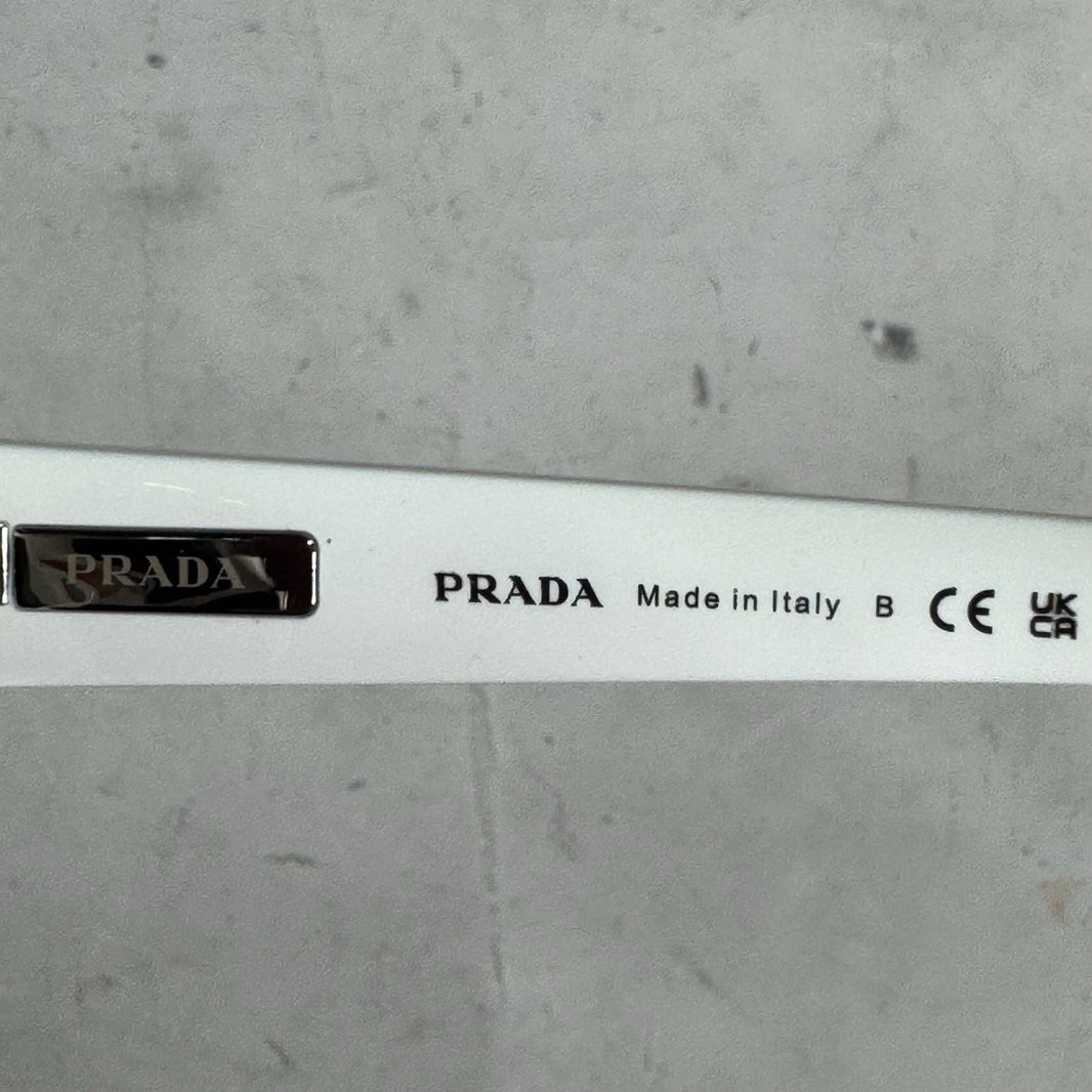 Prada White SPR24Y Sunglasses