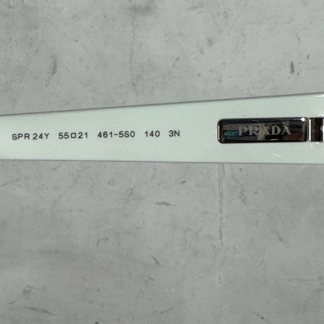 Prada White SPR24Y Sunglasses